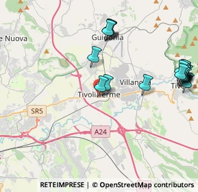 Mappa Via Tiburtina 330-352 Centro Comm. Le Palme, 00011 Tivoli RM, Italia (5.301)