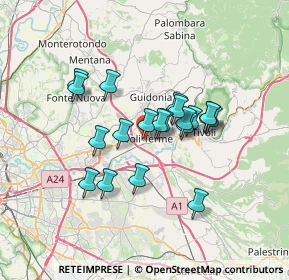 Mappa Via Tiburtina 330-352 Centro Comm. Le Palme, 00011 Tivoli RM, Italia (5.659)