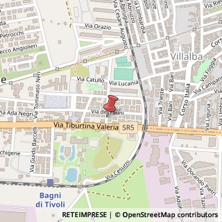 Mappa Via Cesare Augusto, 16, 00011 Tivoli, Roma (Lazio)