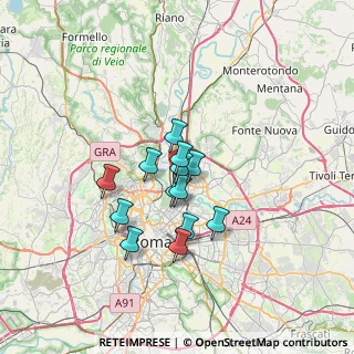 Mappa Piazza Minucciano, 00139 Roma RM, Italia (5.02)