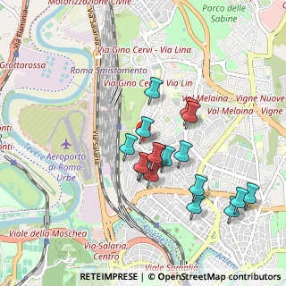 Mappa Piazza Minucciano, 00139 Roma RM, Italia (0.88941)