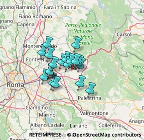 Mappa Via Silla Rosa de Angelis, 00019 Tivoli RM, Italia (9.0685)