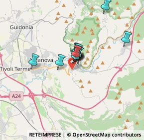 Mappa Via Silla Rosa de Angelis, 00019 Tivoli RM, Italia (2.28615)