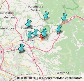 Mappa Via Silla Rosa de Angelis, 00019 Tivoli RM, Italia (6.28786)