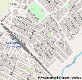 Mappa 00055 Ladispoli RM, Italia (0.19615)