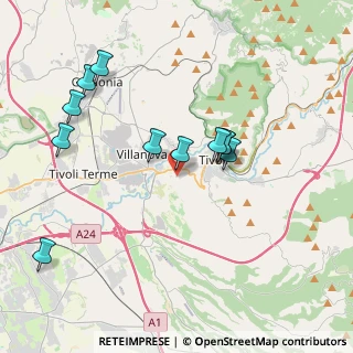 Mappa Via di Villa Adriana, 00010 Tivoli RM, Italia (4.04455)