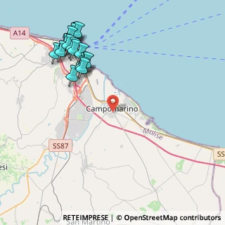 Mappa Via Alessandro Volta, 86042 Campomarino CB, Italia (5.3735)