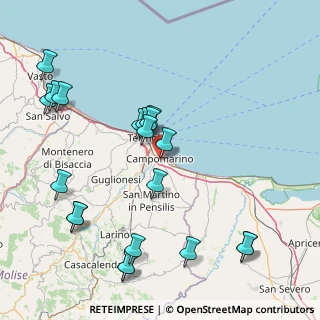 Mappa Via Alessandro Volta, 86042 Campomarino CB, Italia (19.9805)