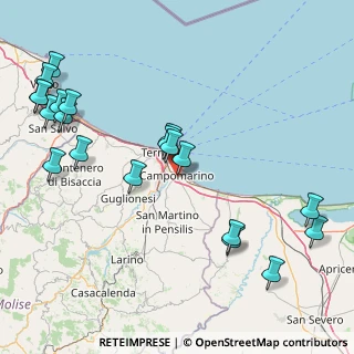 Mappa Via Alessandro Volta, 86042 Campomarino CB, Italia (21.712)