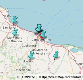 Mappa Via Alessandro Volta, 86042 Campomarino CB, Italia (10.83833)