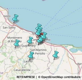 Mappa Via Alessandro Volta, 86042 Campomarino CB, Italia (10.4025)