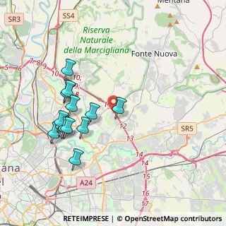 Mappa Via Enrico Tullio Liebman, 00156 Roma RM, Italia (4.02692)
