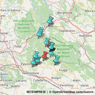 Mappa Contrada Forma Focerale, 00028 Subiaco RM, Italia (10.821)