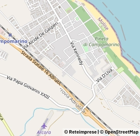 Mappa Via Amendola, 86042 Campomarino CB, Italia (0.45)