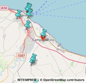 Mappa Via Molise, 86042 Campomarino CB, Italia (5.76727)