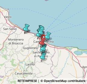 Mappa Via Molise, 86042 Campomarino CB, Italia (8.07923)