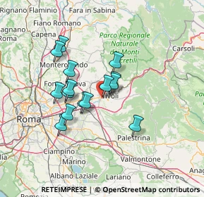 Mappa Via Emilia, 00010 Tivoli RM, Italia (11.418)