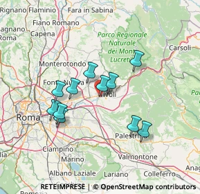 Mappa Via Emilia, 00010 Tivoli RM, Italia (12.44182)