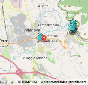 Mappa Via Emilia, 00010 Tivoli RM, Italia (2.52364)