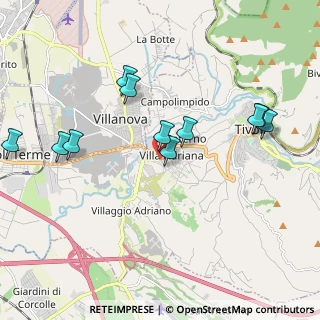 Mappa Via Emilia, 00010 Tivoli RM, Italia (2.13182)