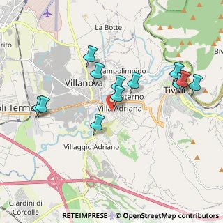 Mappa Via Emilia, 00010 Tivoli RM, Italia (2.01083)