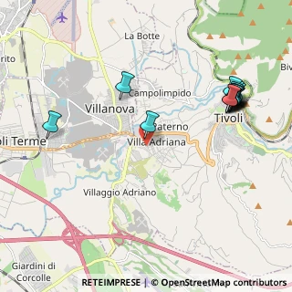 Mappa Via Emilia, 00010 Tivoli RM, Italia (2.54143)