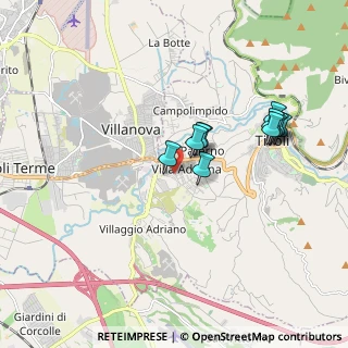 Mappa Via Emilia, 00010 Tivoli RM, Italia (1.69182)