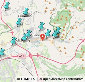 Mappa Via Emilia, 00010 Tivoli RM, Italia (4.86083)
