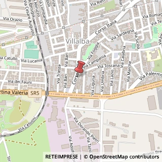 Mappa Corso Italia, 12, 00012 Cave, Roma (Lazio)