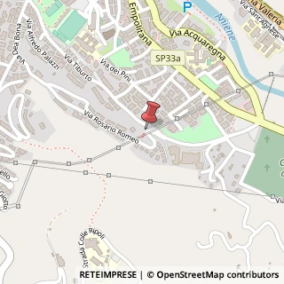 Mappa Via Nazionale Tiburtina, 00019 Tivoli RM, Italia, 00019 Tivoli, Roma (Lazio)