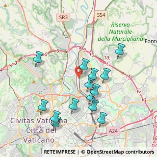 Mappa Via Salaria, 00100 Roma RM, Italia (4.10143)