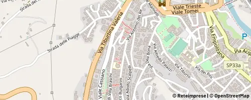 Mappa Tivoli