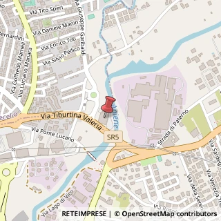 Mappa Via Nazionale Tiburtina, 181, 00012 Tivoli, Roma (Lazio)