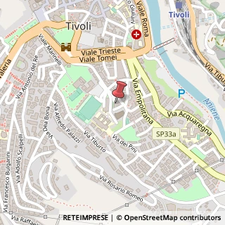 Mappa Via Cinque Giornate, 47, 00019 Tivoli, Roma (Lazio)