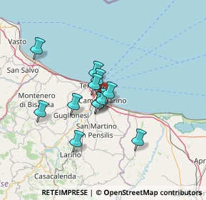 Mappa Via Rosario, 86042 Campomarino CB, Italia (10.605)