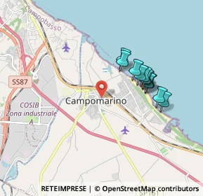 Mappa Via Rosario, 86042 Campomarino CB, Italia (1.71545)
