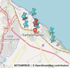 Mappa Via Rosario, 86042 Campomarino CB, Italia (1.55545)