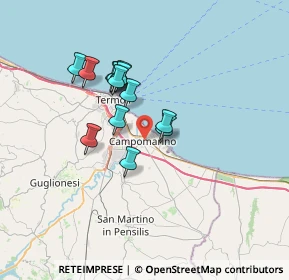 Mappa Via Rosario, 86042 Campomarino CB, Italia (5.70231)