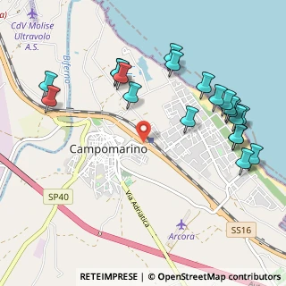 Mappa Strada Statale 16 Adriatica, 86042 Campomarino CB, Italia (1.268)