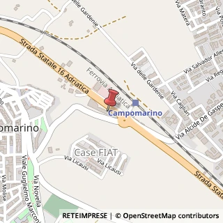 Mappa Strada Statale 16 Adriatica, 86042 Campomarino CB, Italia, 86042 Campomarino, Campobasso (Molise)