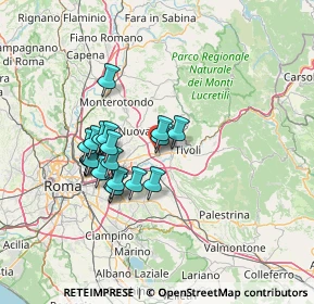 Mappa Via Grazia Deledda, 00011 Tivoli RM, Italia (12.08)