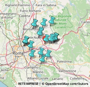 Mappa Via Grazia Deledda, 00011 Tivoli RM, Italia (10.3115)