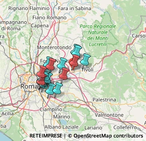 Mappa Via Grazia Deledda, 00011 Tivoli RM, Italia (12.00667)