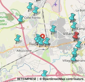 Mappa Via Grazia Deledda, 00011 Tivoli RM, Italia (2.6145)