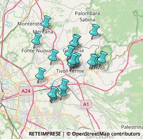 Mappa Via Grazia Deledda, 00011 Tivoli RM, Italia (5.65333)