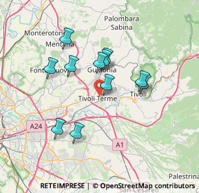 Mappa Via Grazia Deledda, 00011 Tivoli RM, Italia (6.37545)