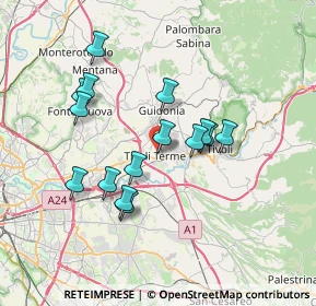 Mappa Via Grazia Deledda, 00011 Tivoli RM, Italia (6.71133)
