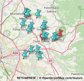 Mappa Via Grazia Deledda, 00011 Tivoli RM, Italia (6.63111)