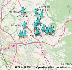 Mappa Via Grazia Deledda, 00011 Tivoli RM, Italia (5.38188)