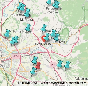 Mappa Via Grazia Deledda, 00011 Tivoli RM, Italia (10.21)
